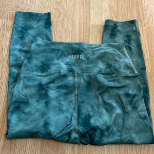 No Bull Cropped Leggings Tie dye size small
